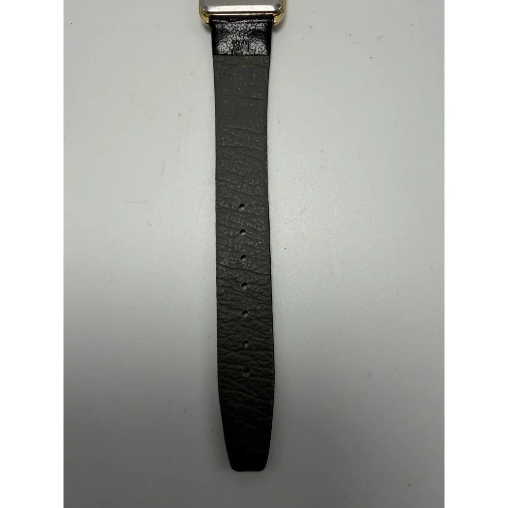 Seiko 6530-5209 New Battery Super‎ Thin Mens Tank Watch 26MM 7.5